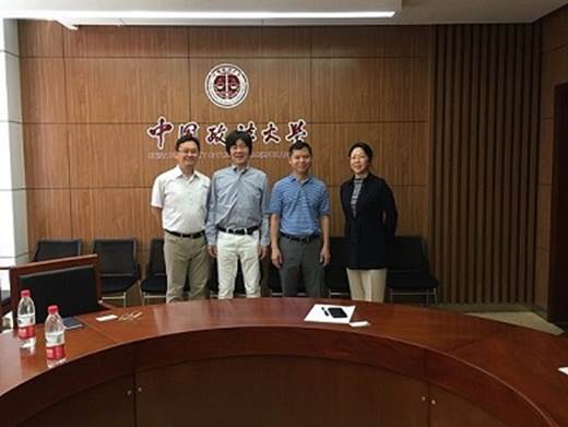 1066vip威尼斯院长助理刘志雄教授会见日本东北大学大西教授